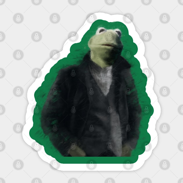 Gangster Kermit Sticker by BKArtwork